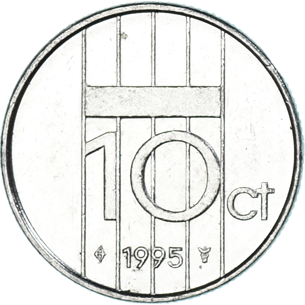 Coin, Netherlands, 10 Cents, 1995