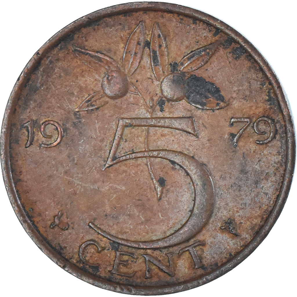 Coin, Netherlands, 5 Cents, 1979