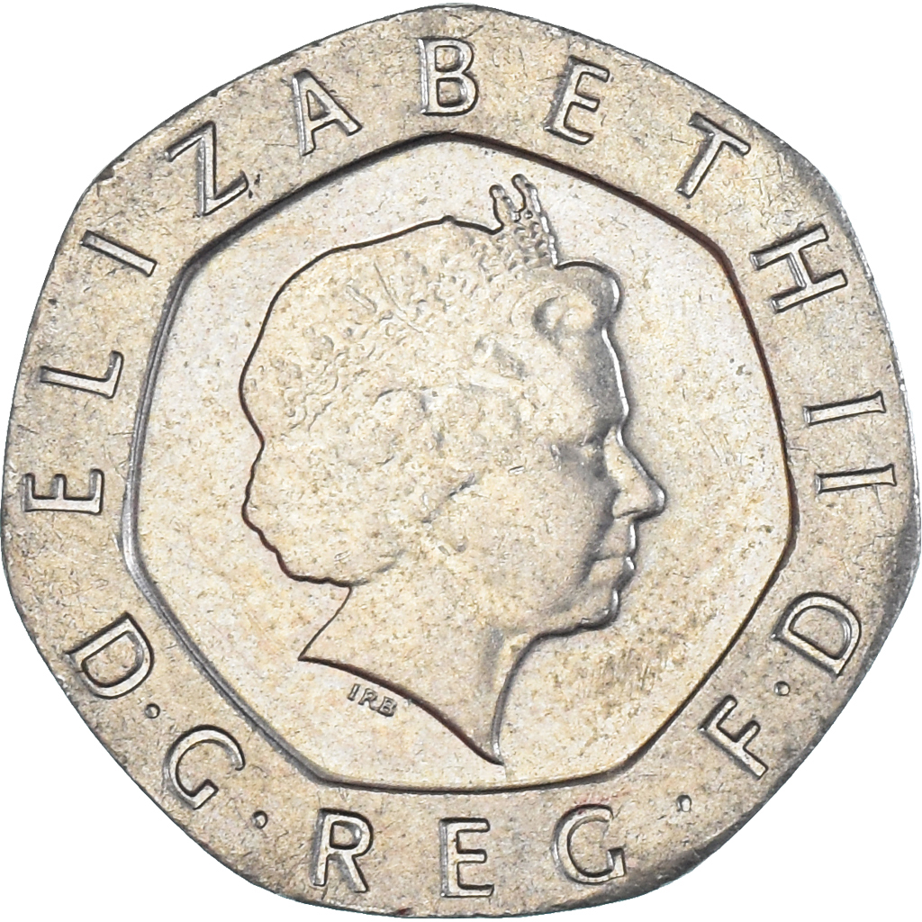 Coin, Great Britain, 20 Pence, 1999