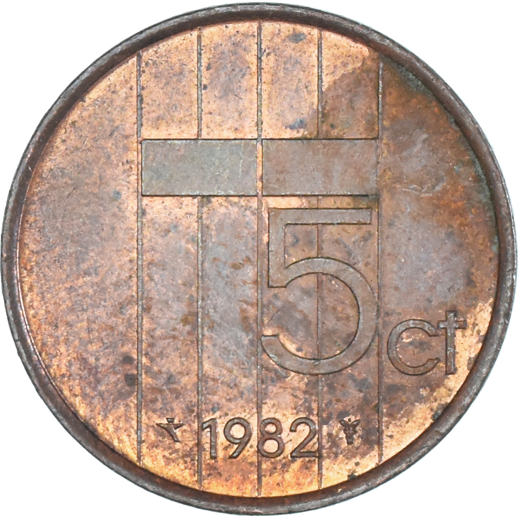 Coin, Netherlands, 5 Cents, 1982