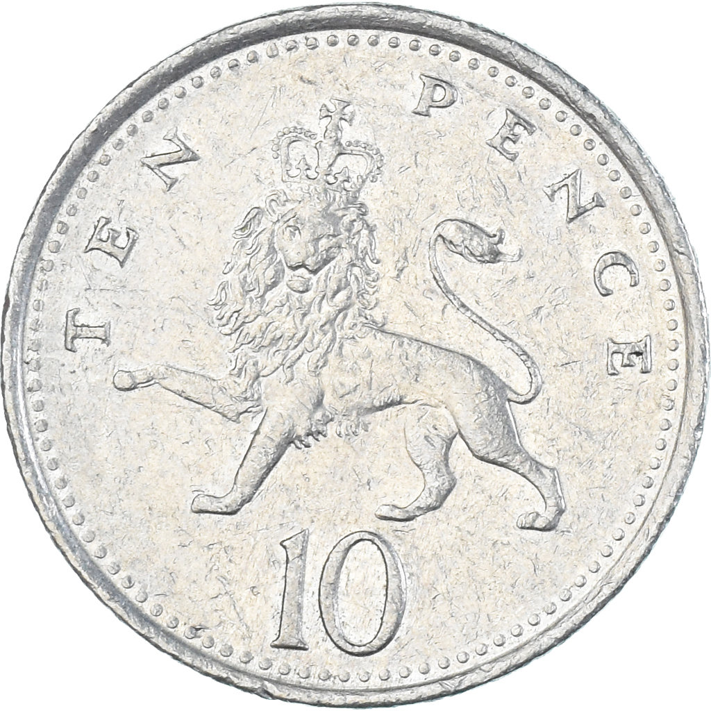 Coin, Great Britain, 10 Pence, 2001