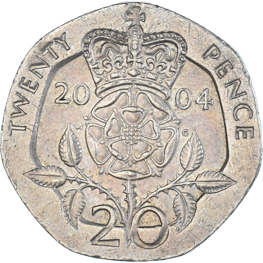 Coin, Great Britain, 20 Pence, 2004