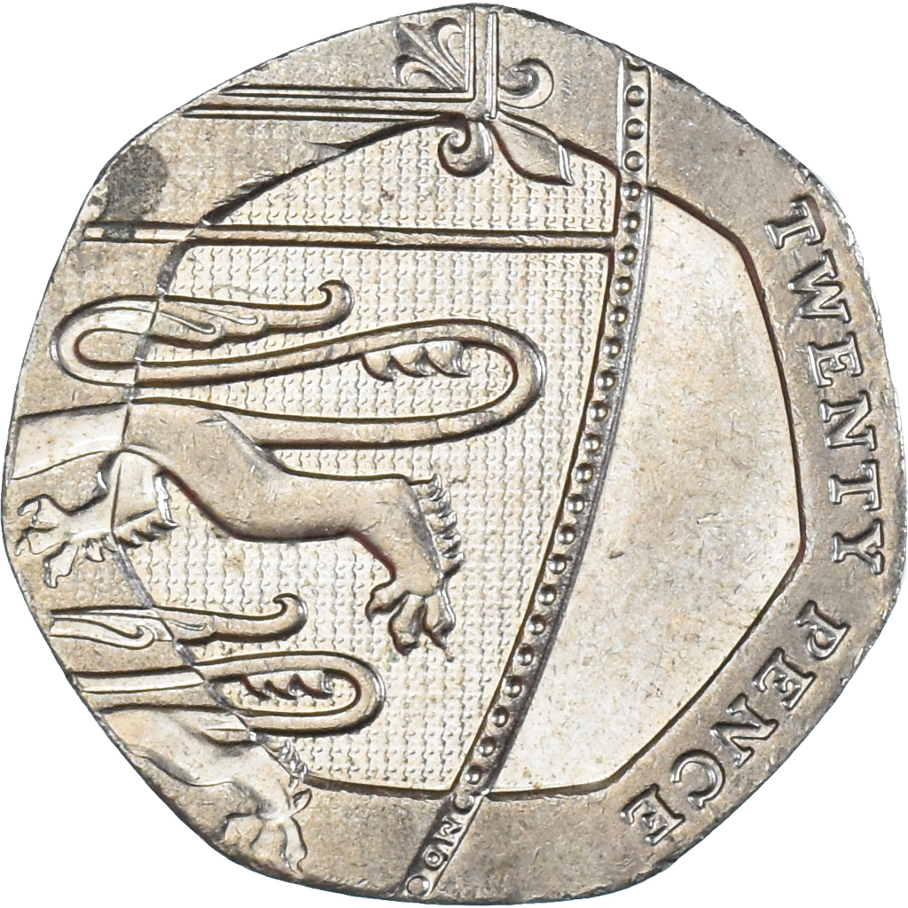 Coin, Great Britain, 20 Pence, 2014
