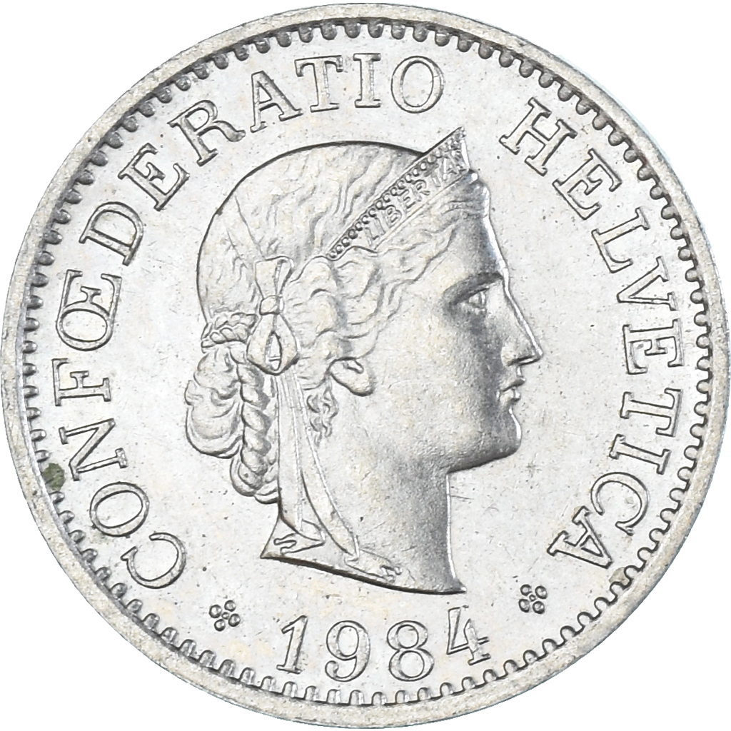 Coin, Switzerland, 10 Rappen, 1984