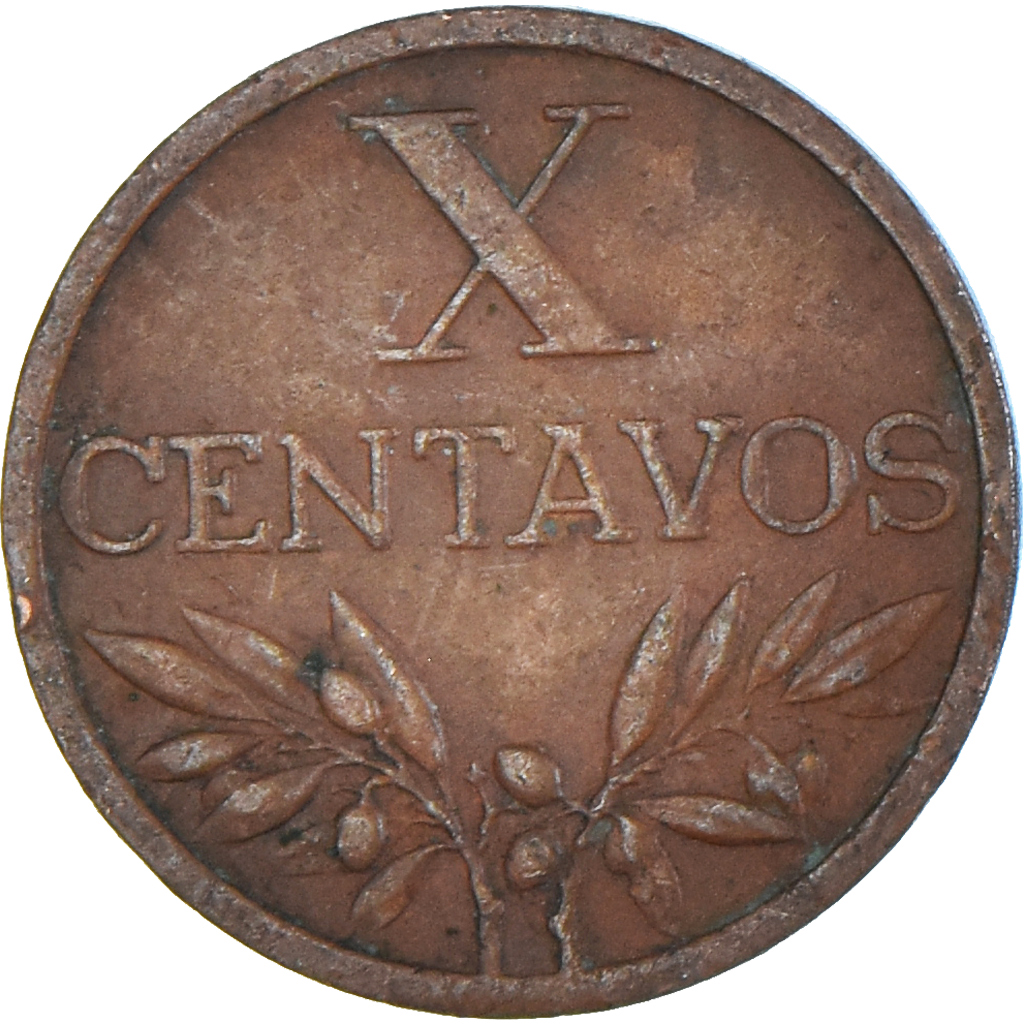 Coin, Portugal, 10 Centavos, 1962