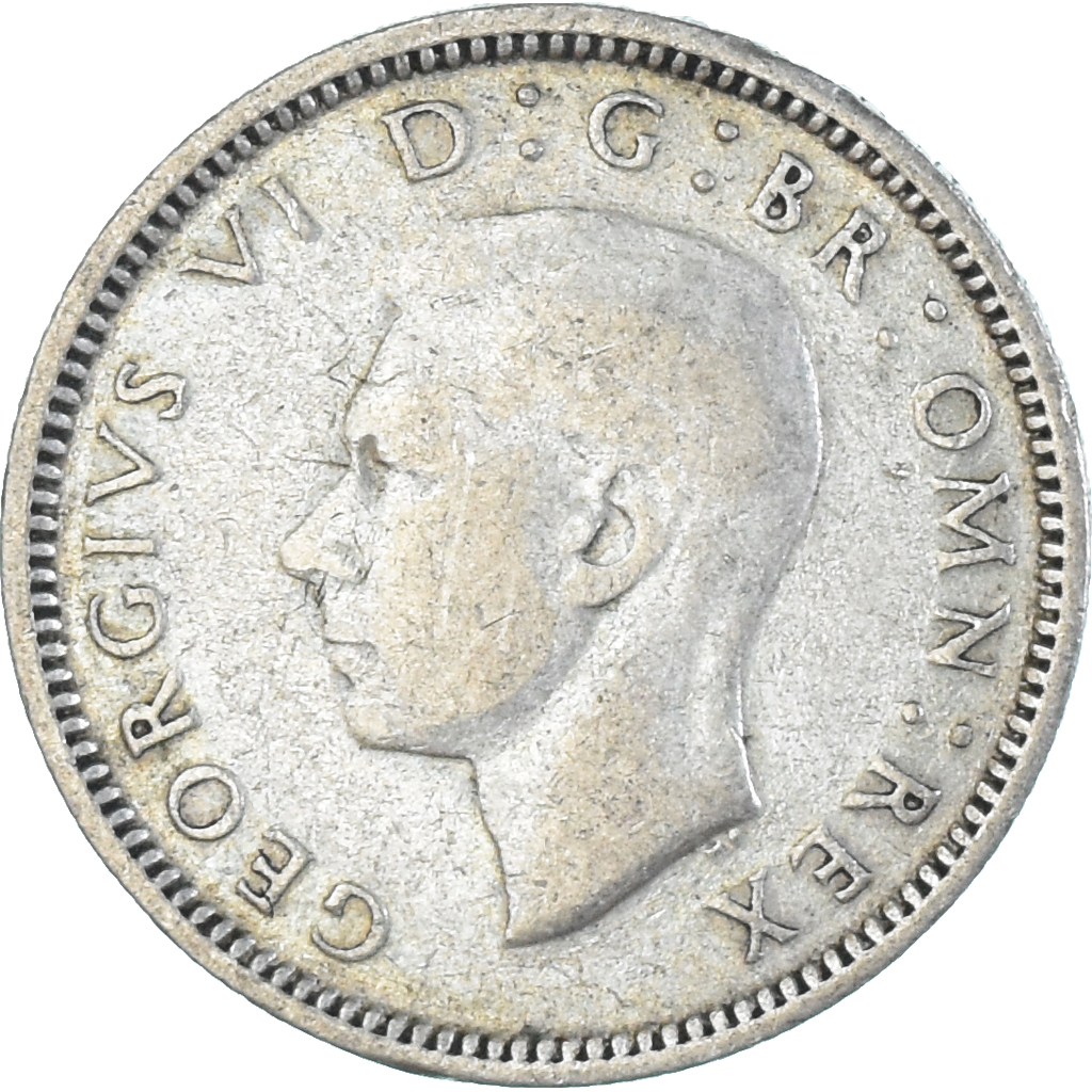 Coin, Great Britain, 6 Pence, 1940