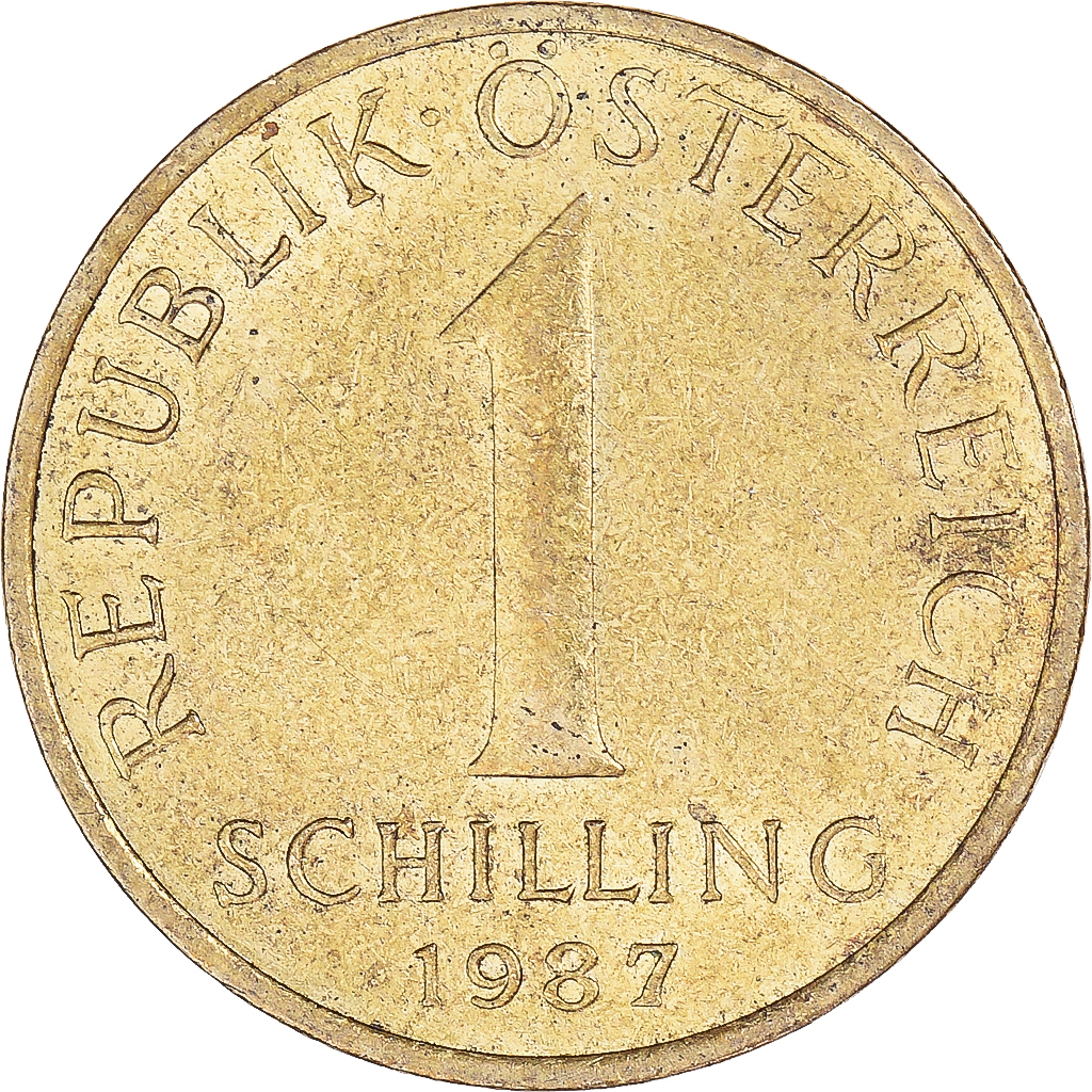 Coin, Austria, Schilling, 1987