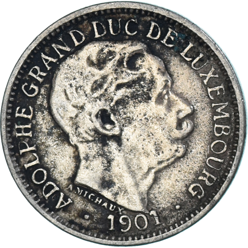 Coin, Luxembourg, 10 Centimes, 1901