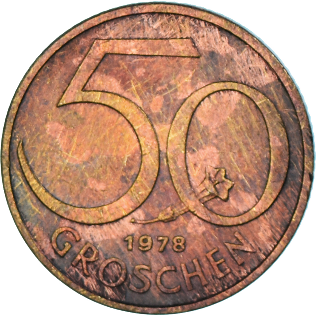 Coin, Austria, 50 Groschen, 1978
