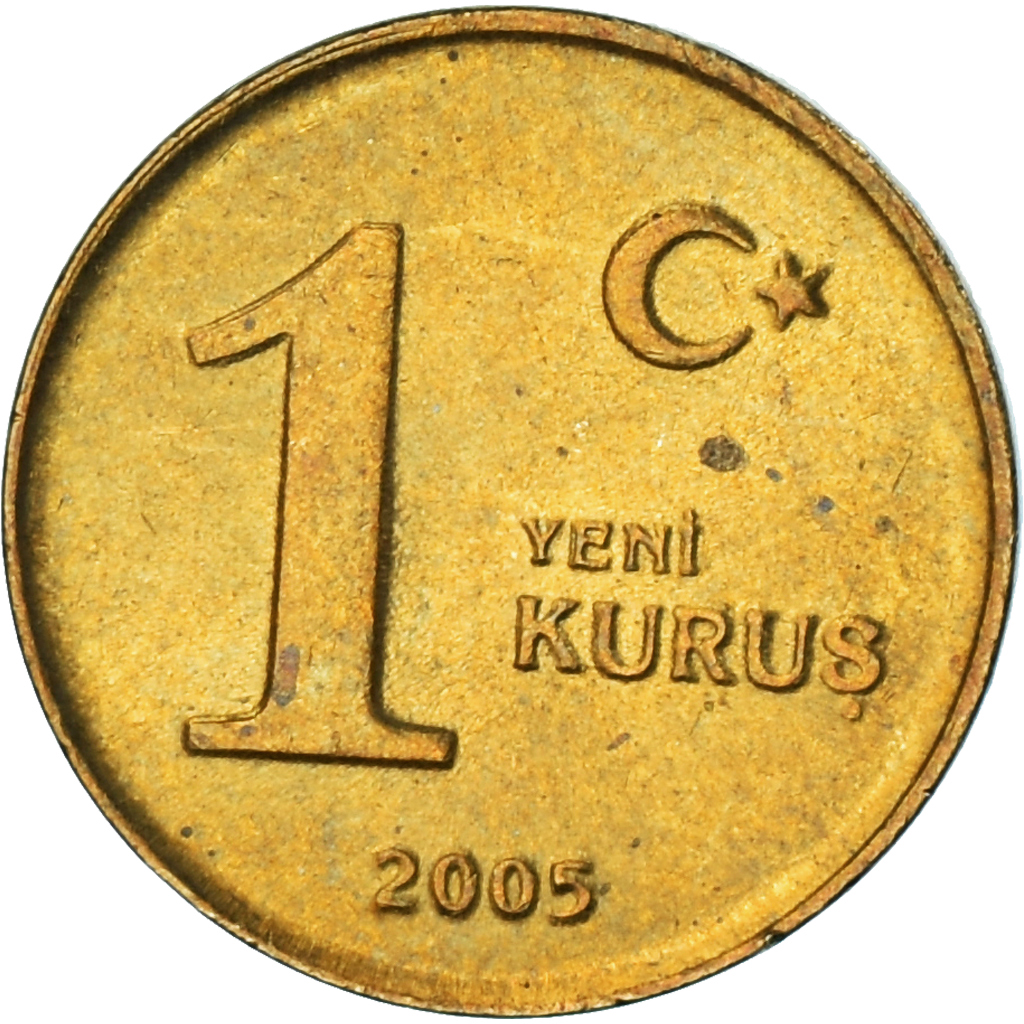Coin, Turkey, New Kurus, 2005