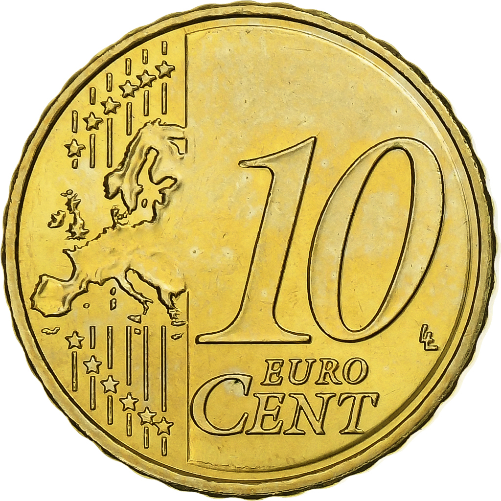 Malta, 10 Centimes, 2008, MDP, Nordic gold, UNZ