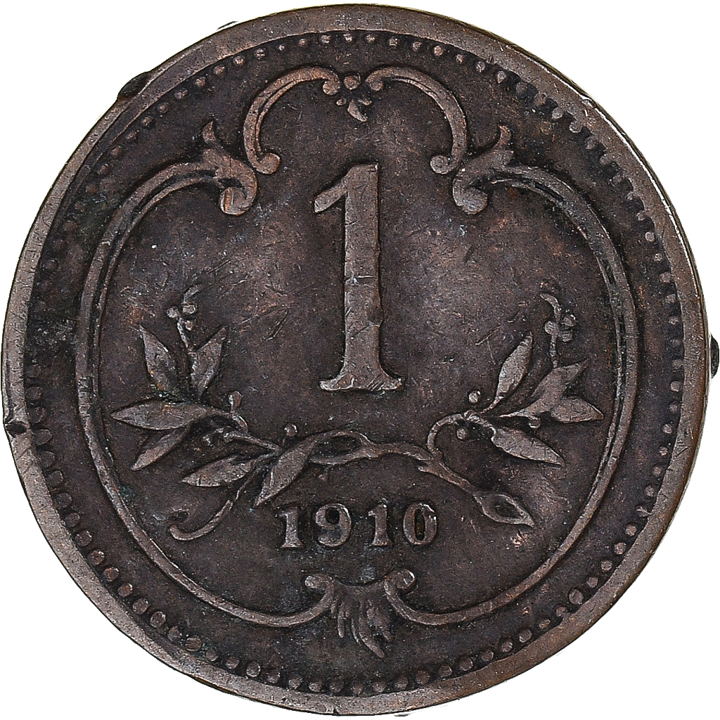 Coin, Austria, Heller, 1910