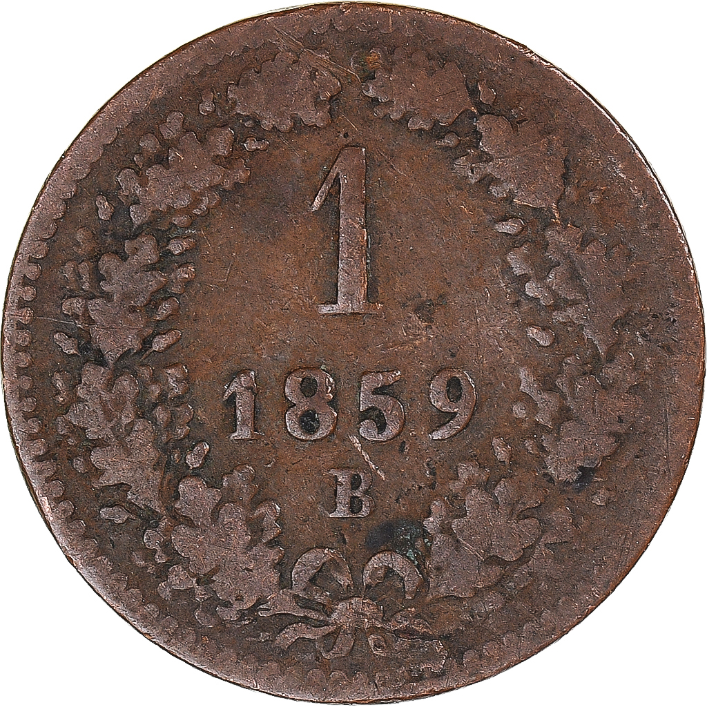 Coin, Austria, Kreuzer, 1859