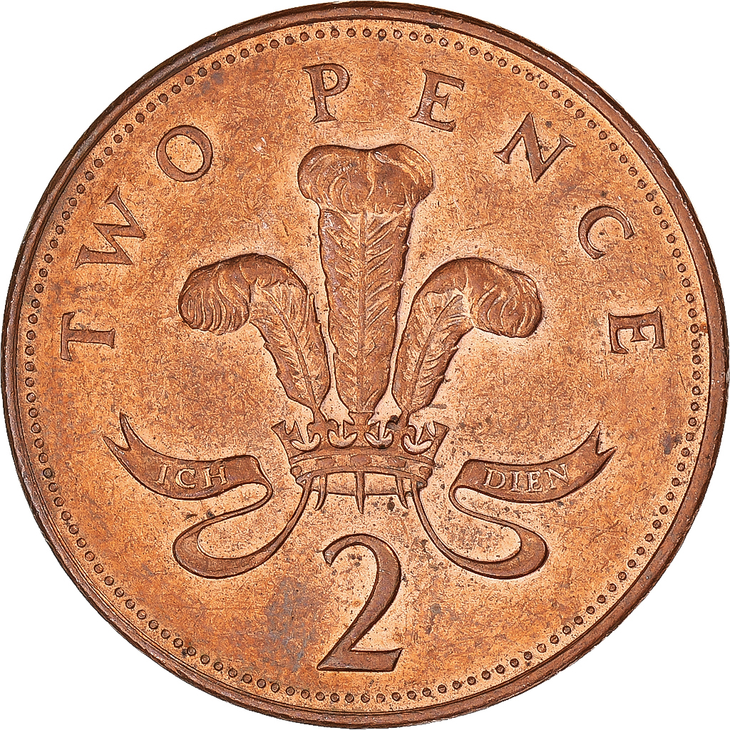 Coin, Great Britain, 2 Pence, 2004