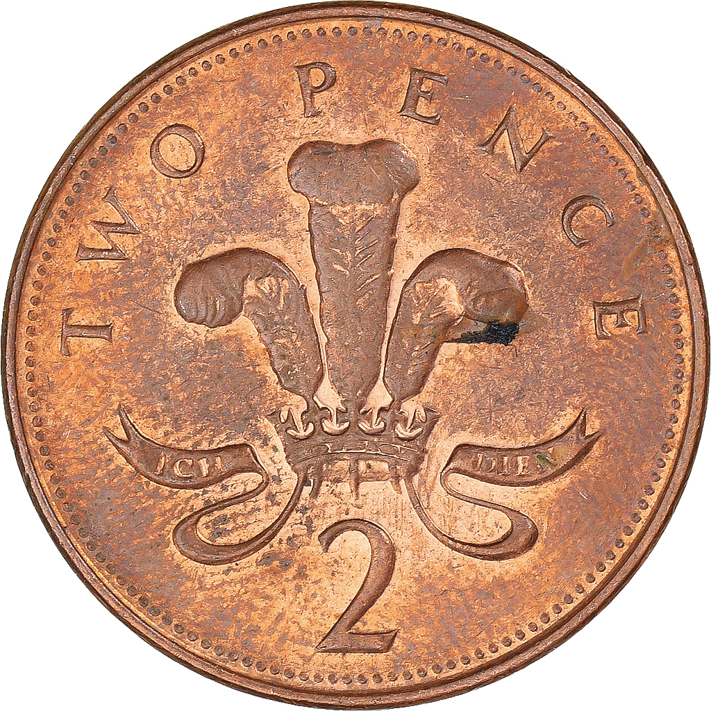 Coin, Great Britain, 2 Pence, 2001
