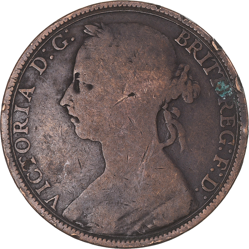 Coin, Great Britain, Penny, 1891