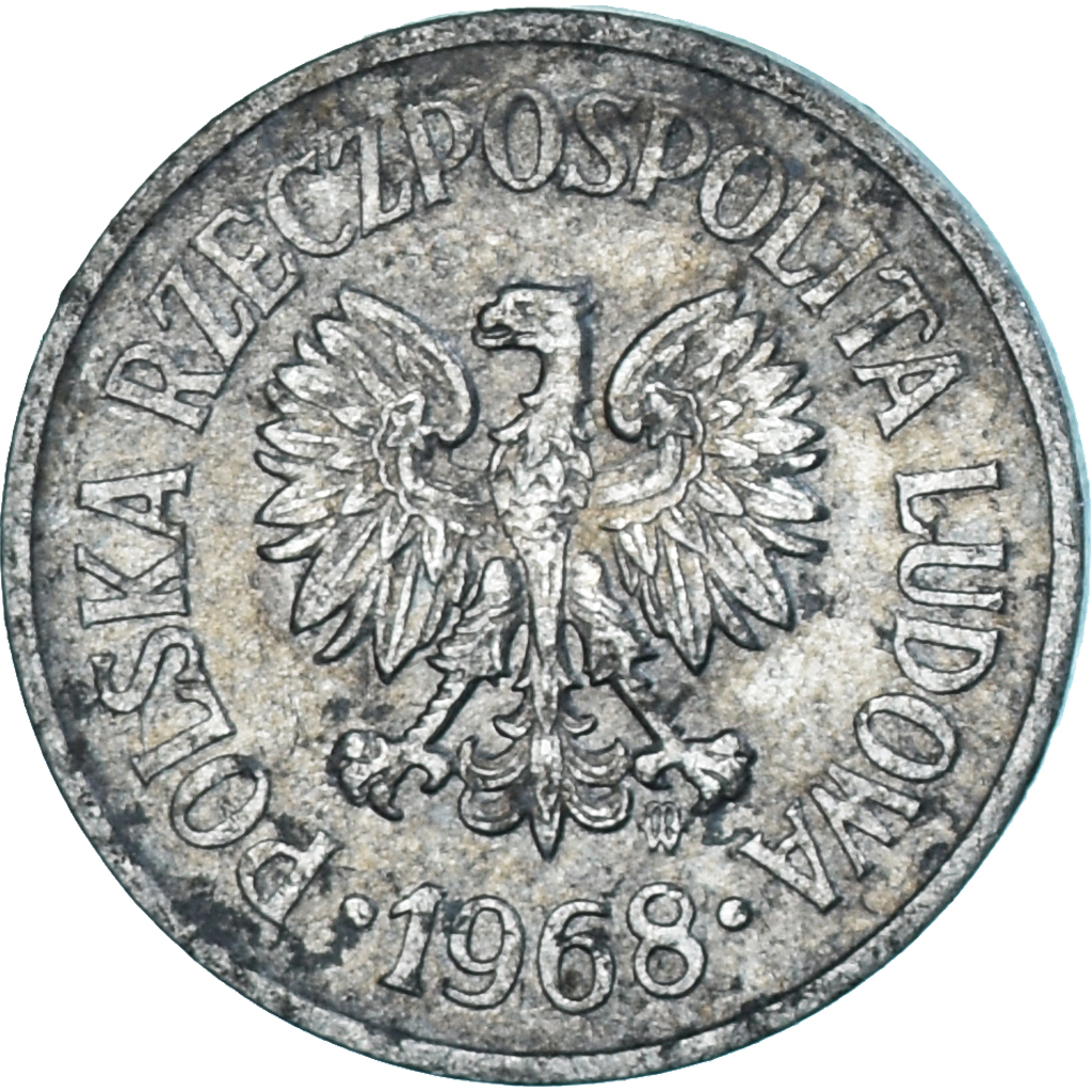 Coin, Poland, 10 Groszy, 1968