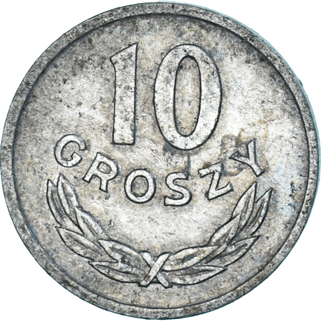 Coin, Poland, 10 Groszy, 1968