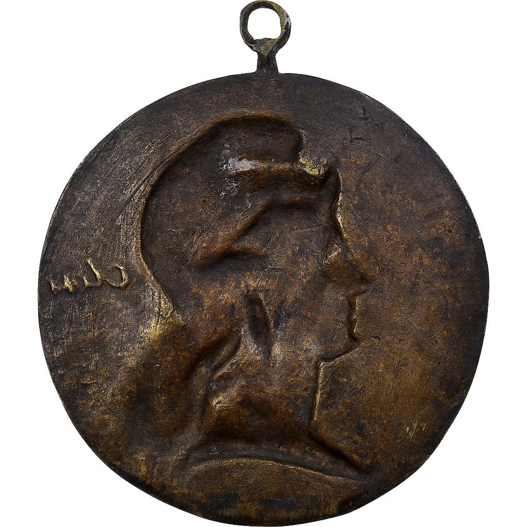 France, Medal, Marianne, République Française, 1870, Brass, 