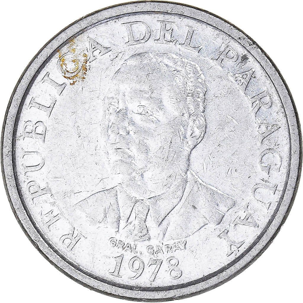 Coin, Paraguay, 10 Guaranies, 1978