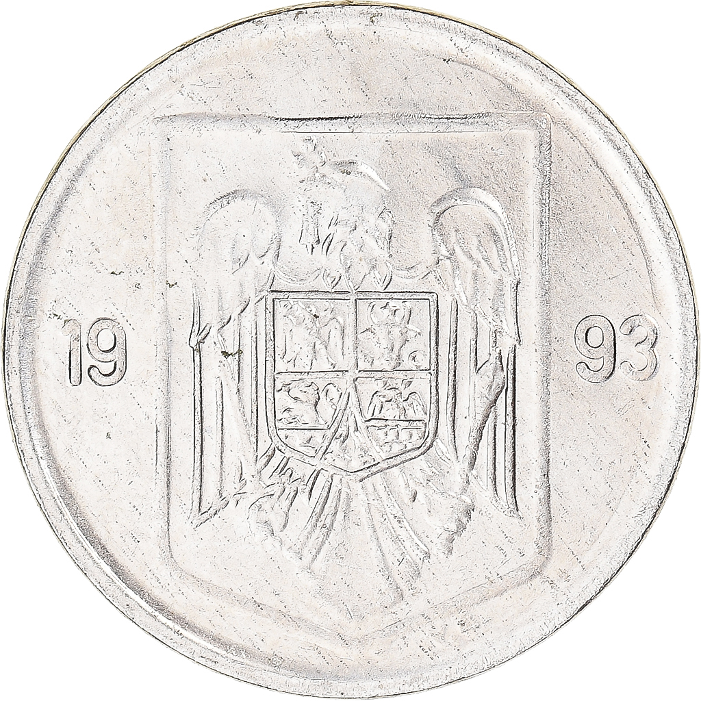 Coin, Romania, 5 Lei, 1993