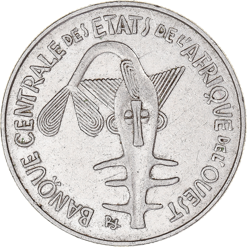Coin, West African States, 100 Francs, 1987