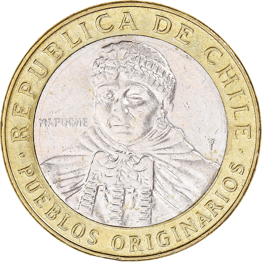 Coin, Chile, 100 Pesos, 2015