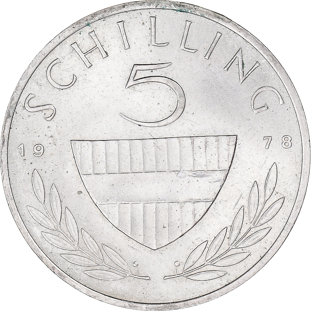 Coin, Austria, 5 Schilling, 1978