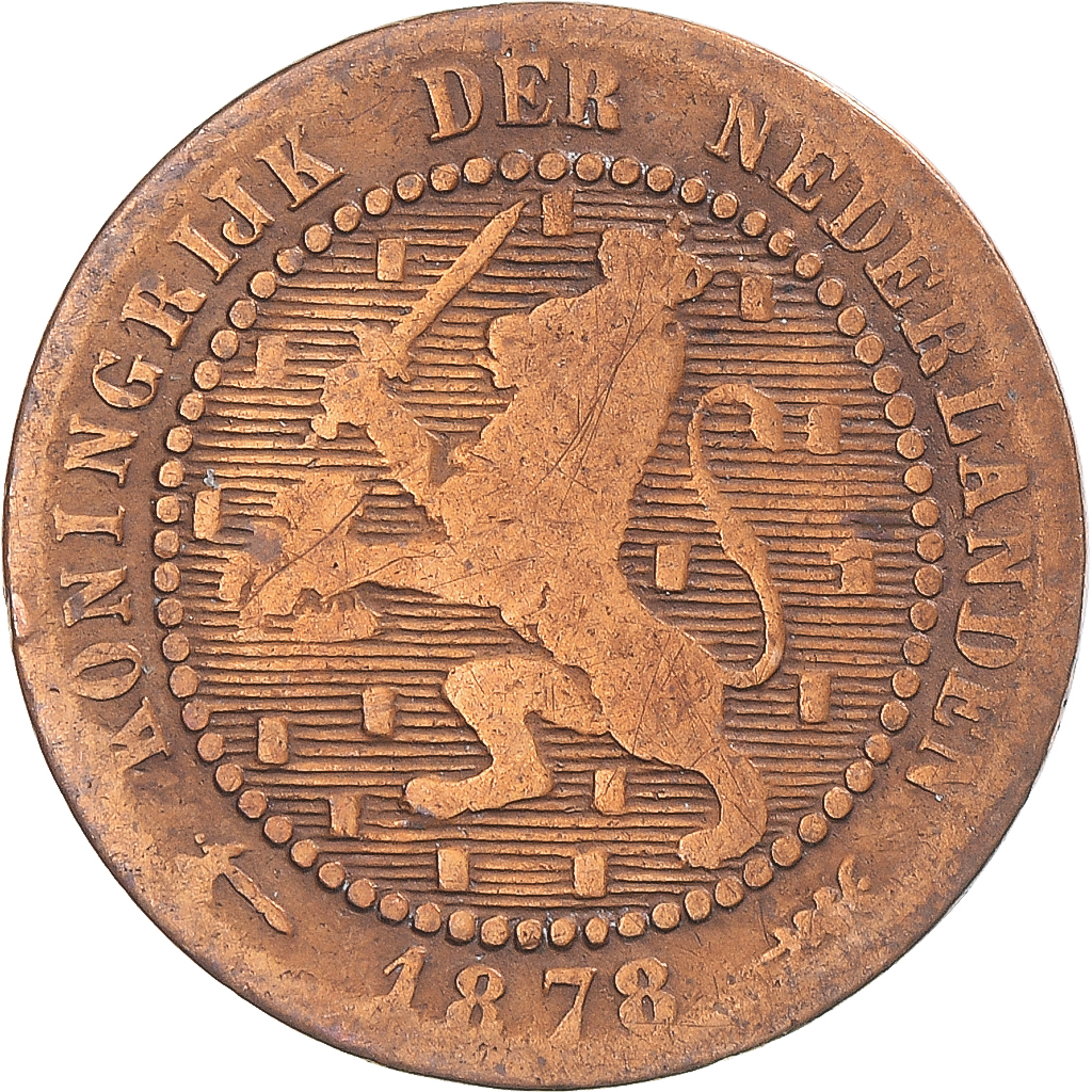Coin, Netherlands, Cent, 1878