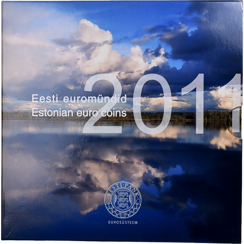 Estonia, Set 1 ct. - 2 Euro, BU, 2011, STGL