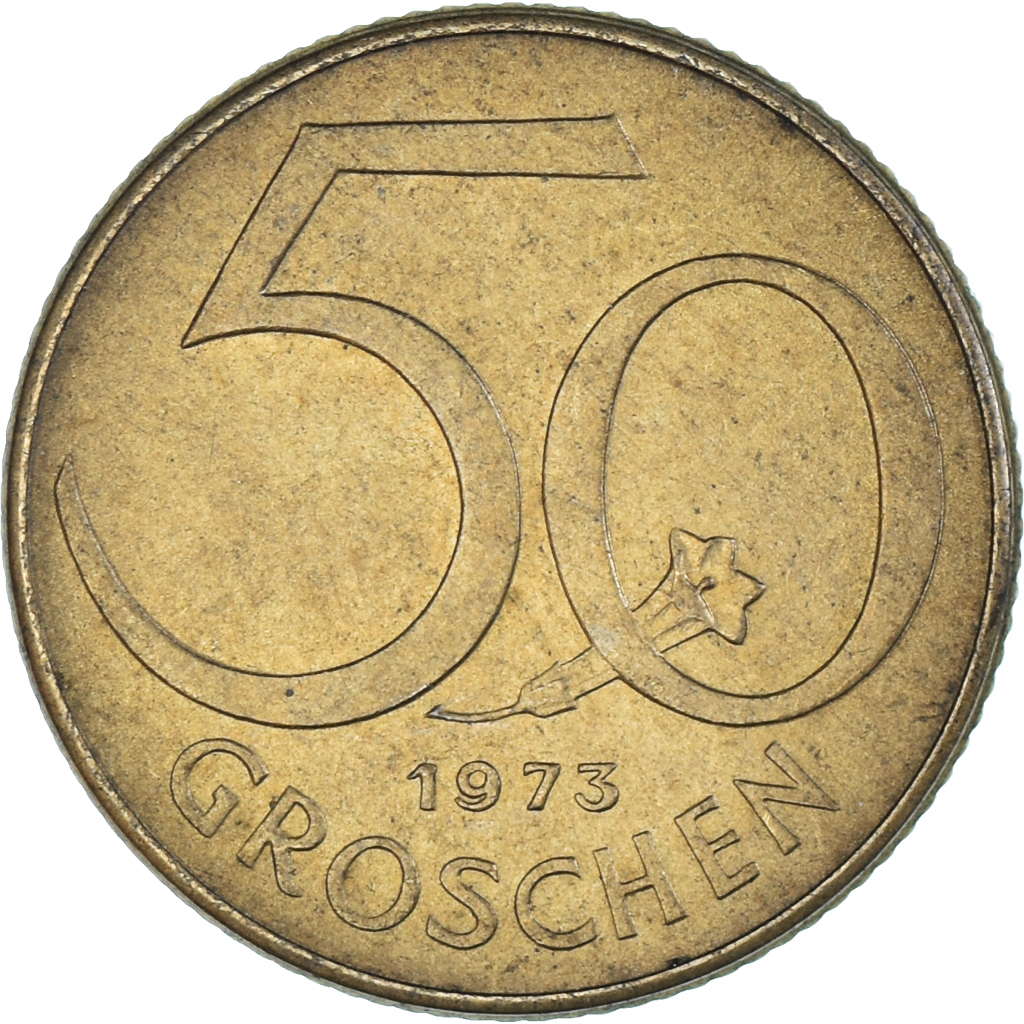 Coin, Austria, 50 Groschen, 1973
