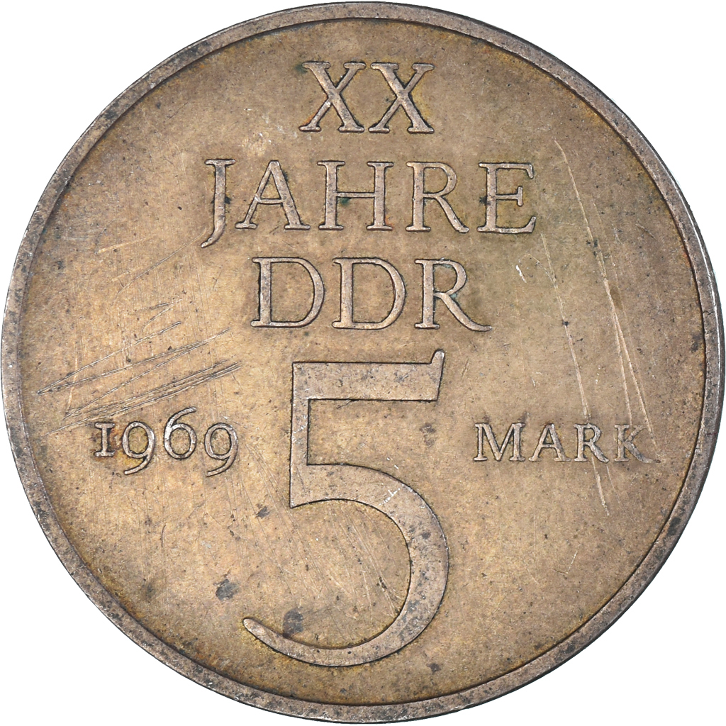 Coin, Germany, 5 Mark, 1969