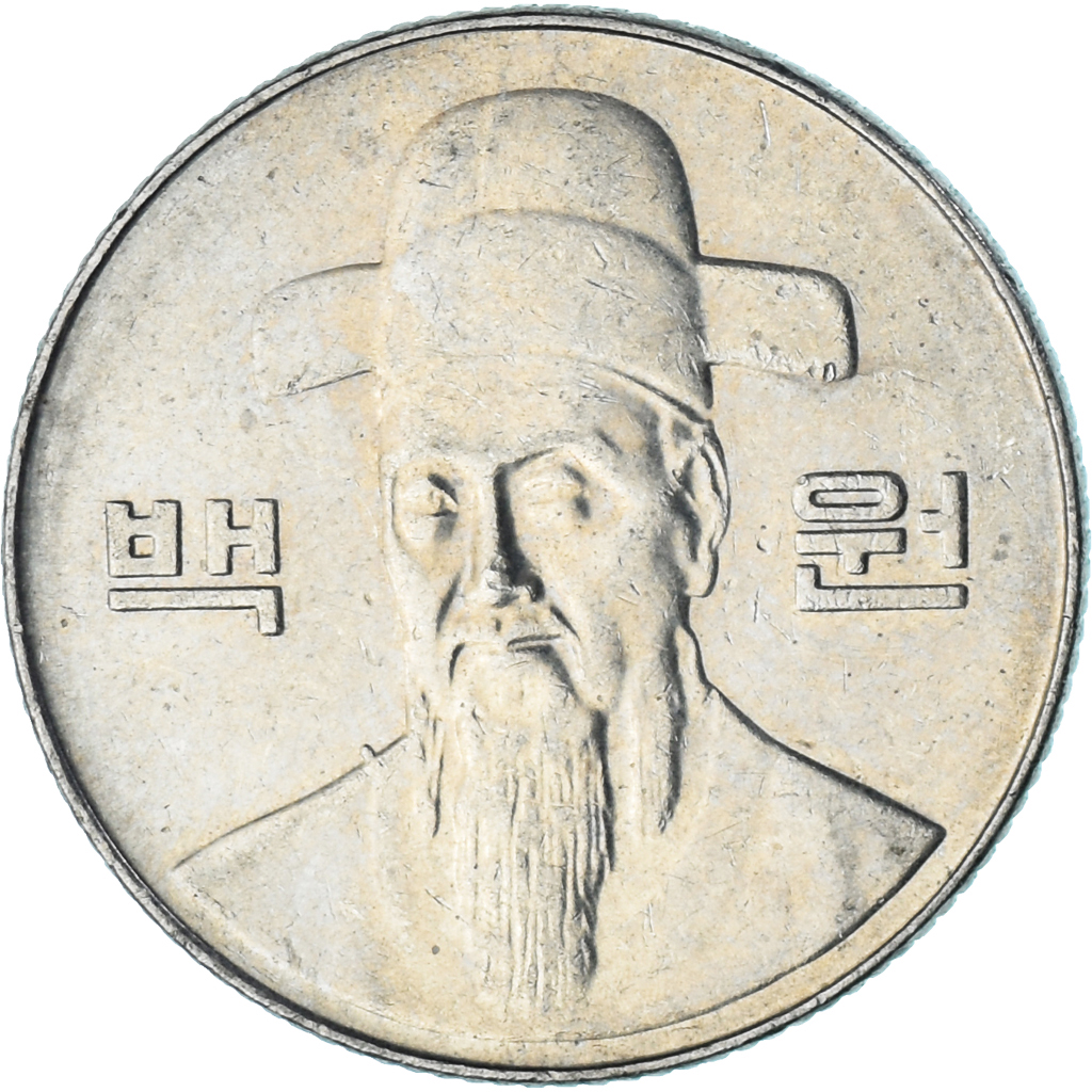 Coin, Korea, 100 Won, 2001 | Asian and Middle Eastern Coins