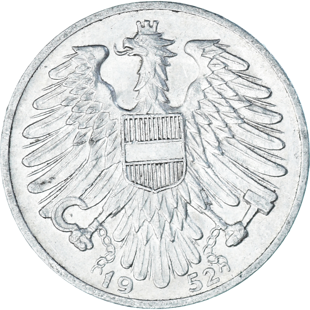 Coin, Austria, Schilling, 1952