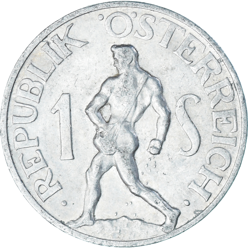 Coin, Austria, Schilling, 1952