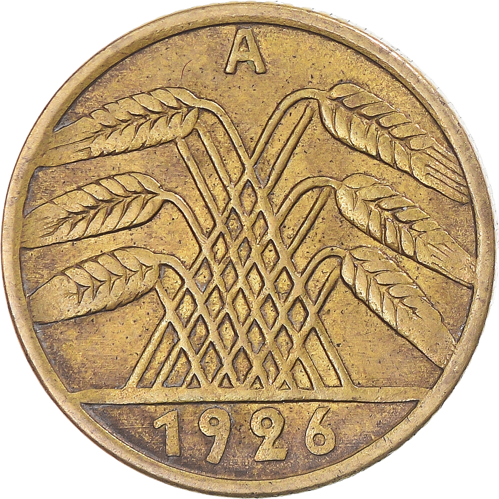 Coin, Germany, 5 Reichspfennig, 1926