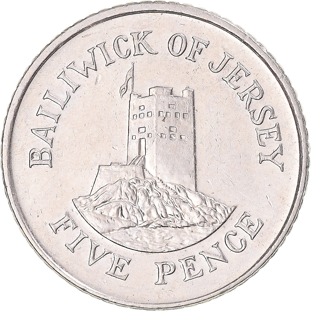 Coin, Jersey, 5 Pence, 2008