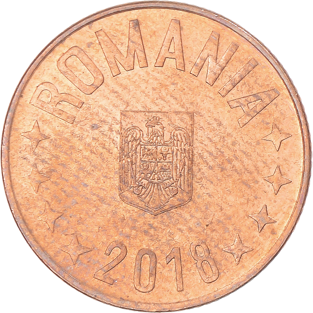Coin, Romania, 5 Bani, 2018