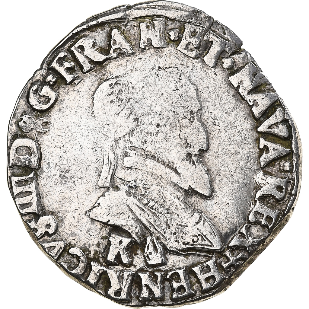 France, Henri IV, 1/2 Franc, 1604, Bordeaux, Silver, , Duplessy:1212A