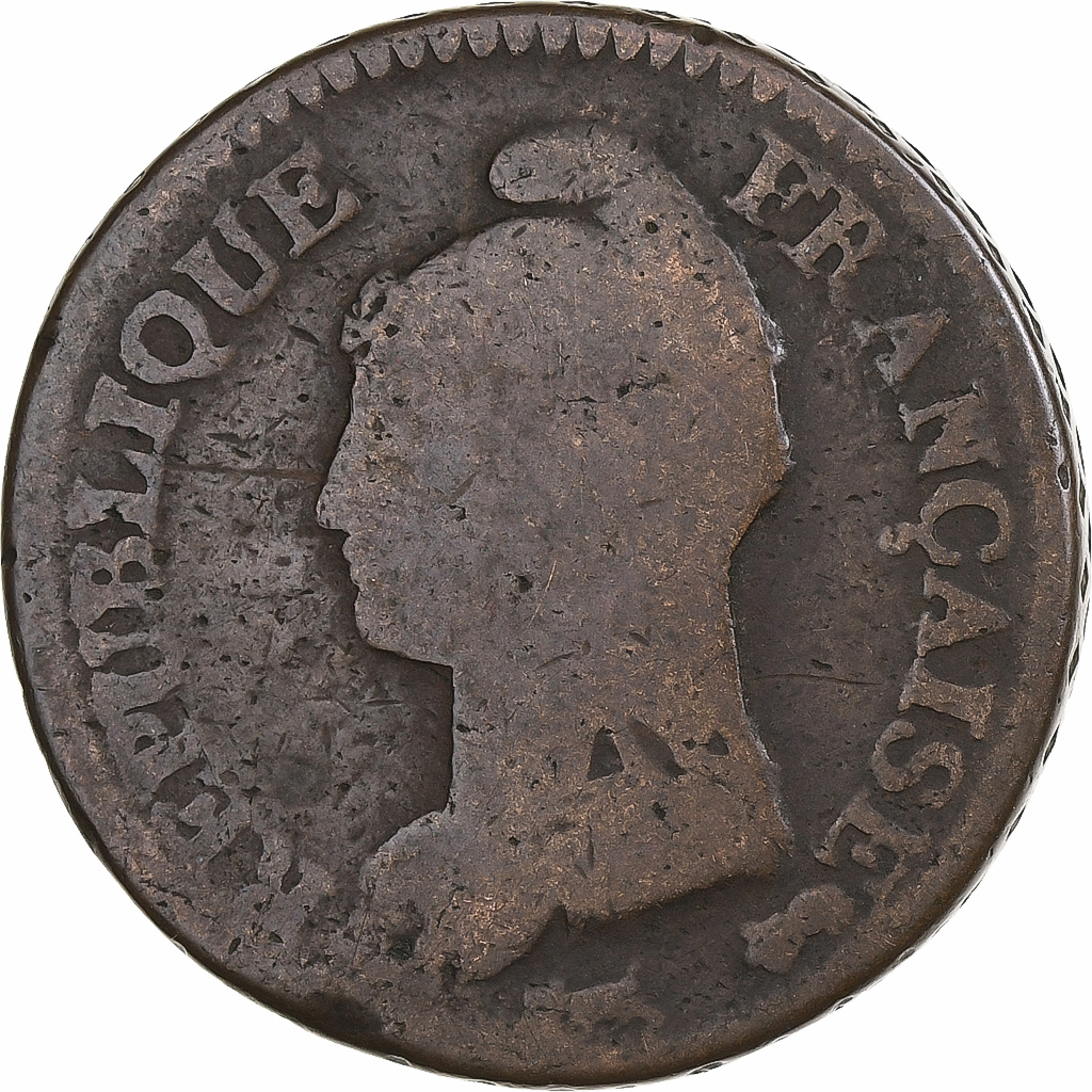 France, Decime, Dupré, Paris, Copper, F(12-15)