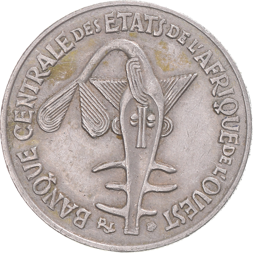 Coin, West African States, 50 Francs, 1996