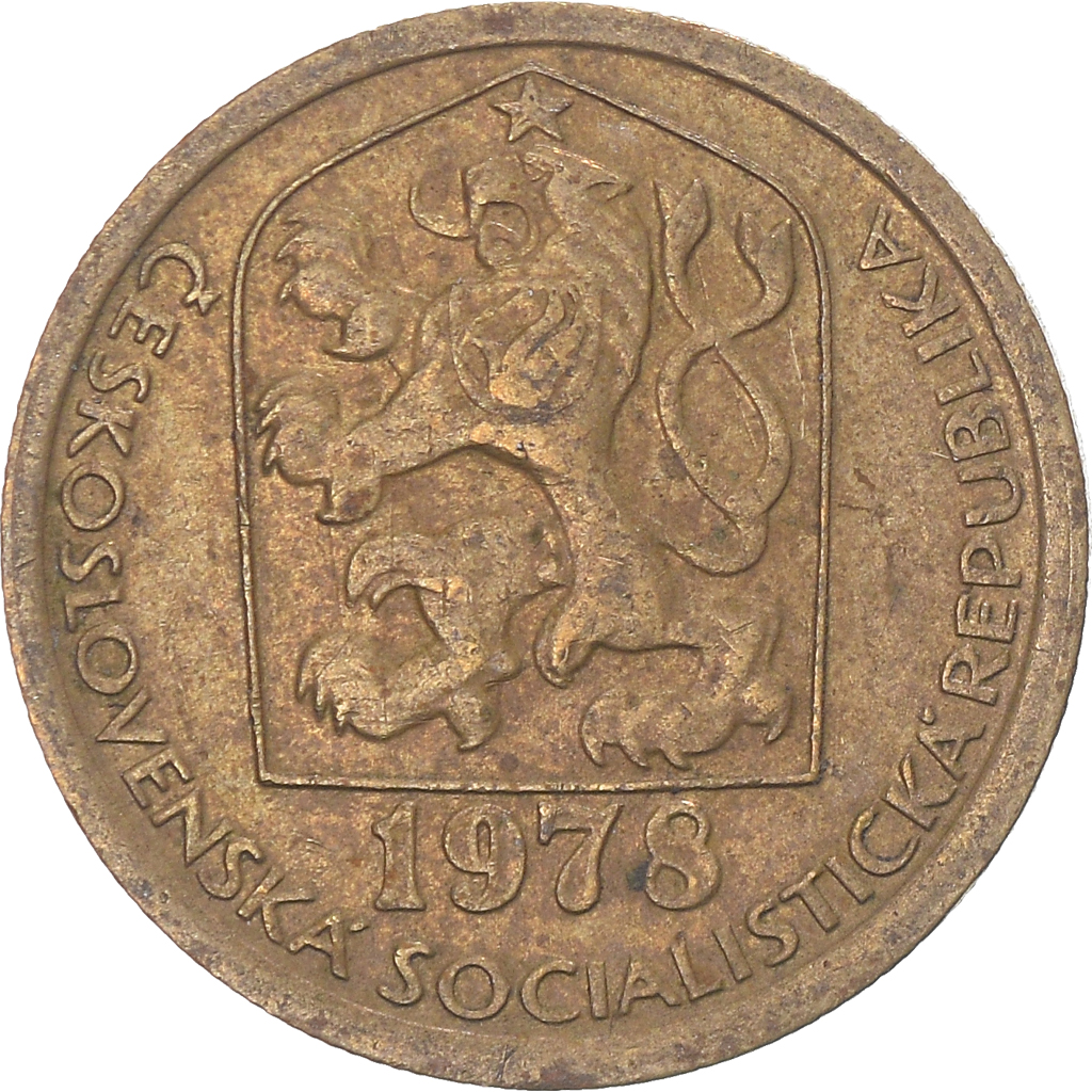 Coin, Czechoslovakia, 20 Haleru, 1978