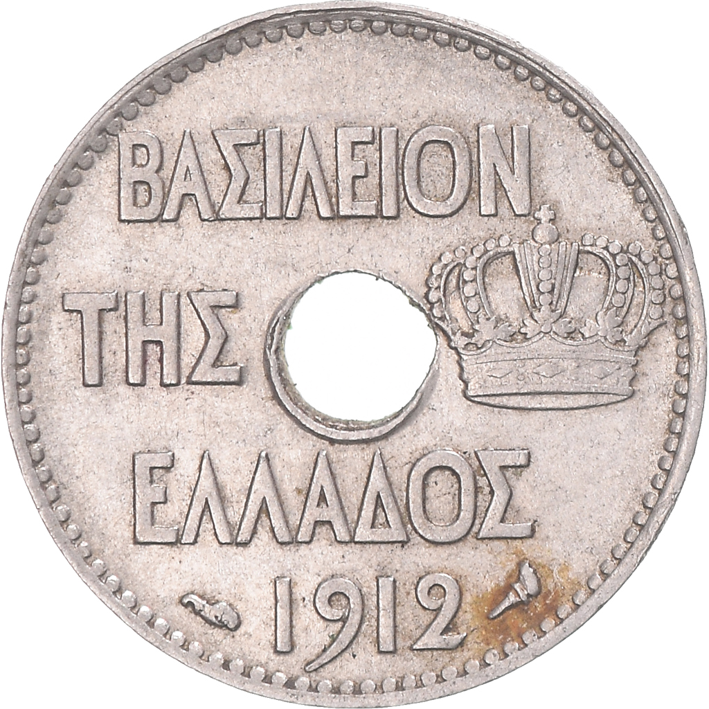 Greece, 5 Lepta, 1912