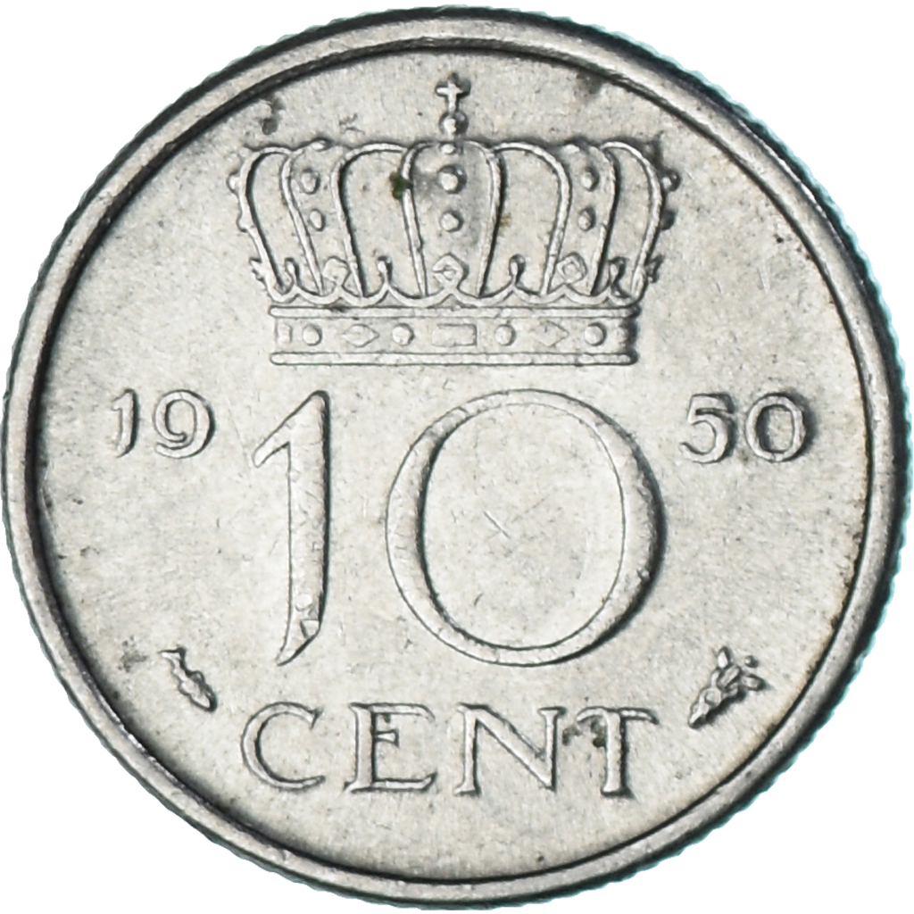 Coin, Netherlands, 10 Cents, 1950
