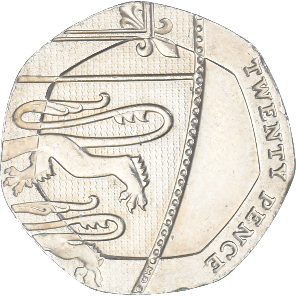 Coin, Great Britain, 20 Pence, 2012