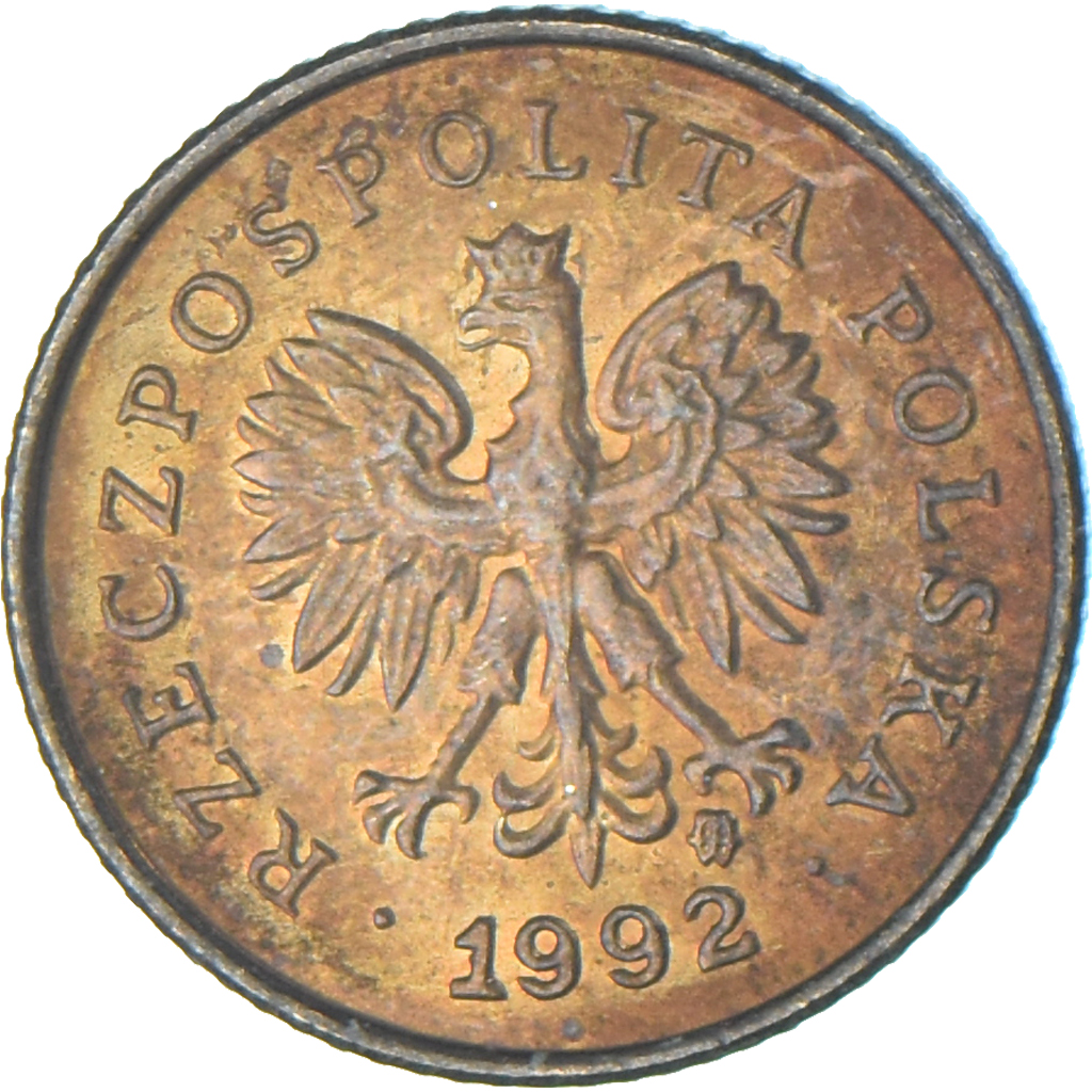 Coin, Poland, Grosz, 1992