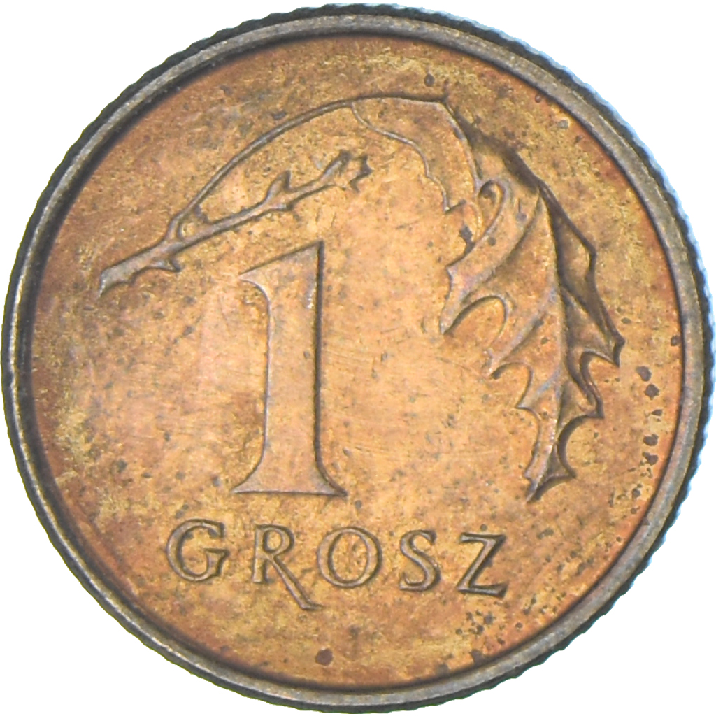 Coin, Poland, Grosz, 1992