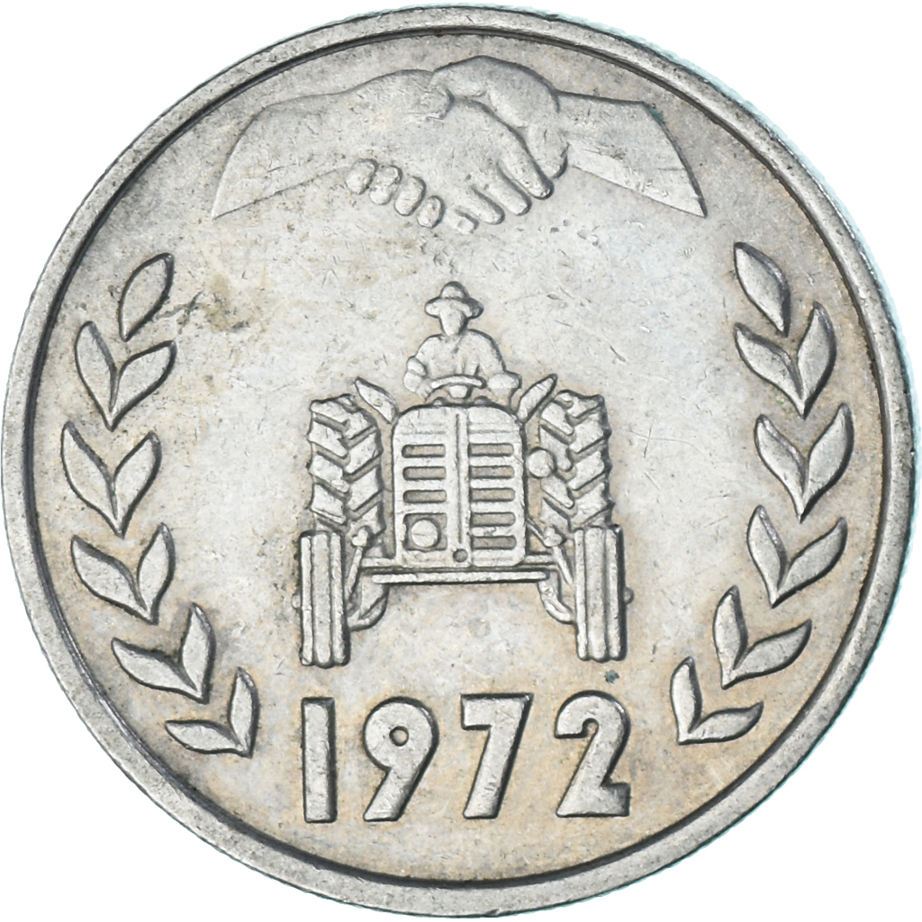 Coin, Tunisia, Millim, 1972