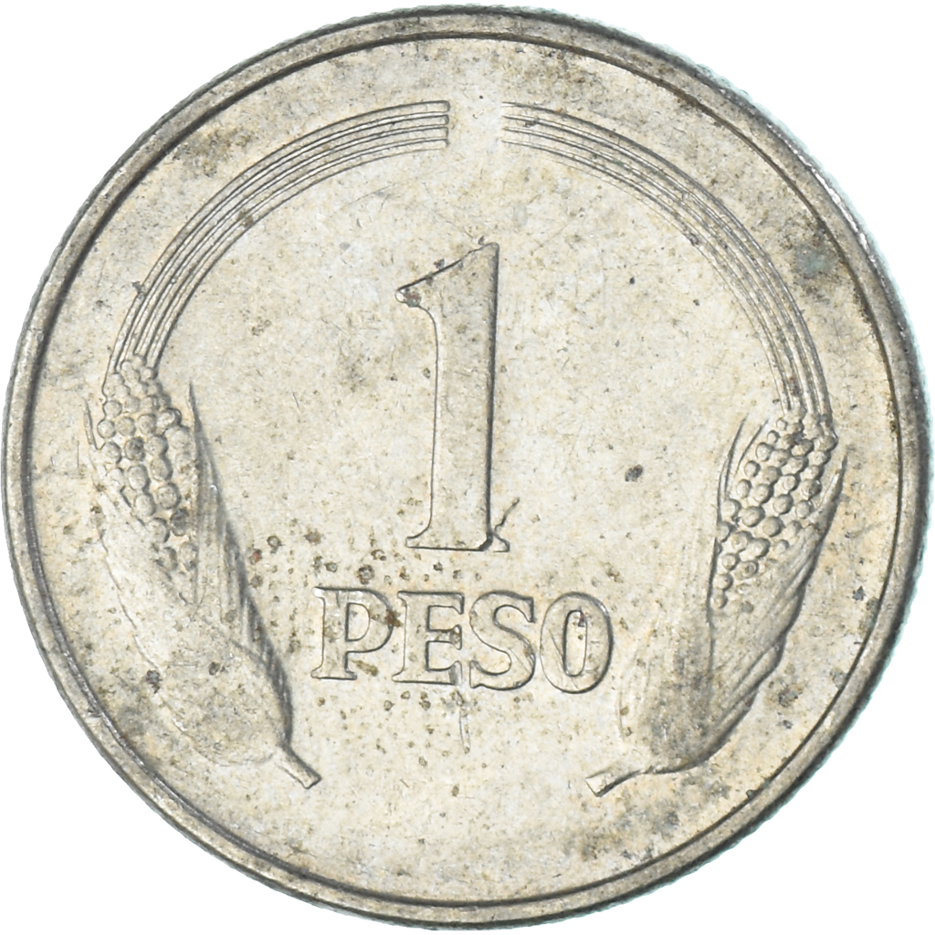 Coin, Colombia, Peso, 1976
