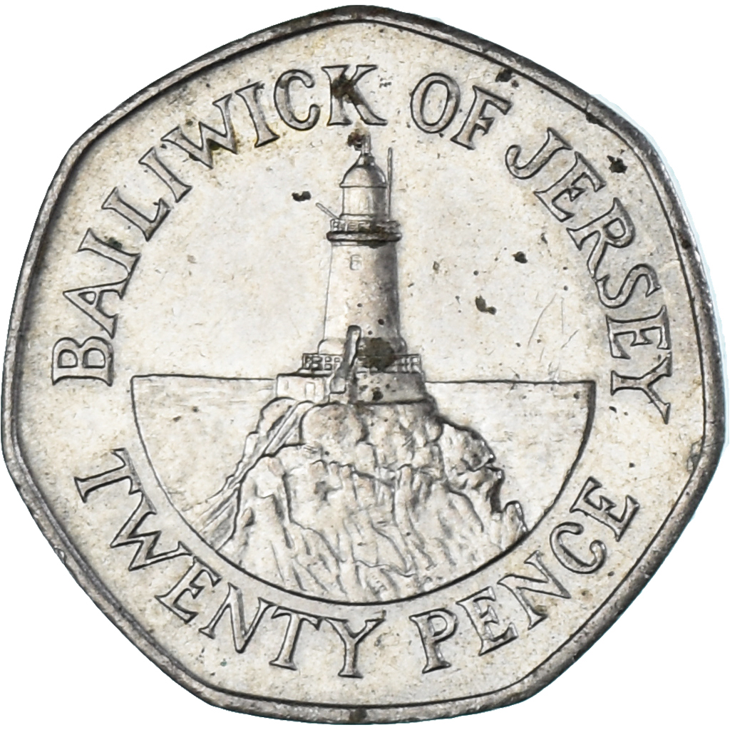 Coin, Jersey, 20 Pence, 1984